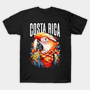 Rainforest Rainbow: A Costa Rican Adventure with Macaws T-Shirt